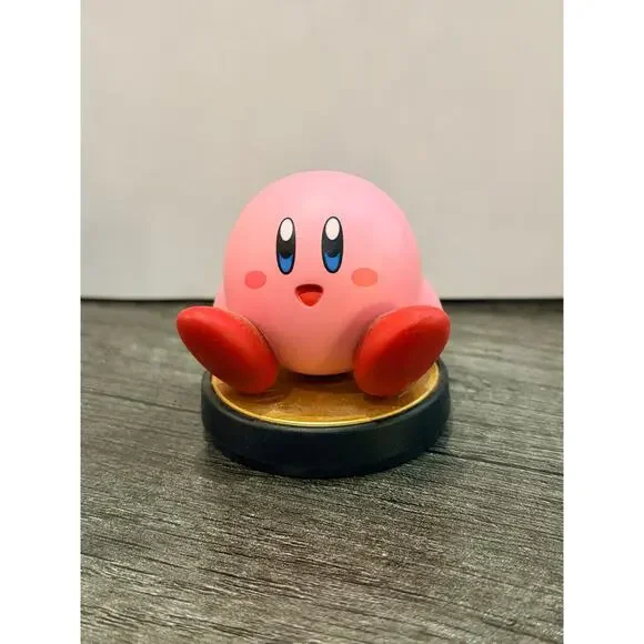 Kirby Amiibo Super Smash Bros Nintendo Switch 3DS Wii U Figure Preowned - Picture 1 of 6